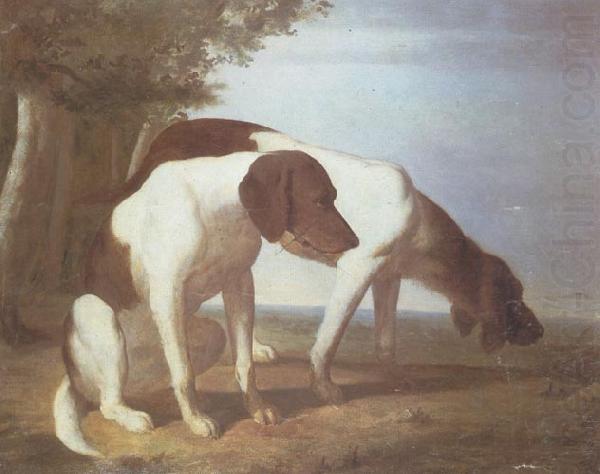 Foxhounds in a Landscape, Jacques-Laurent Agasse